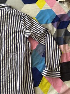 Striped Long Sleeve Button Down
