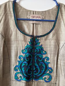 Tussar Silk Kurta