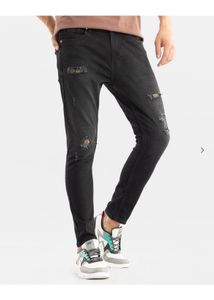 Snitch Men Relaxed Fit Jeans With 5 Pocket Styling