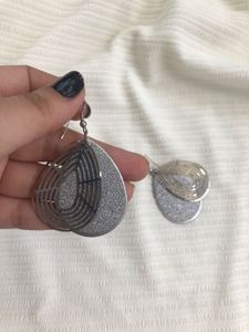 Silver Drop Earrings