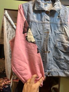 Korean Boxy Sleeves Denim Jacket