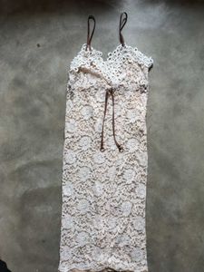 Lace Overlay Dress