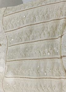 Cream/White Indian Dress