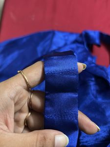 I M Selling Satin Blue Top