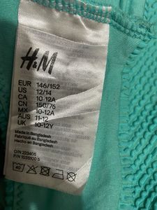 H&amp;M Blue Bikini Top