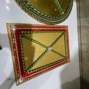 Set Of 3 Mdf Trays