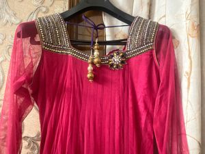 Party Wear Heavy Work Anarkali Suit For Women