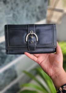Coach Black Leather Wallet (Fix Price)