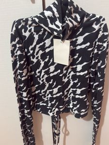 Animal Print Long Sleeve Top
