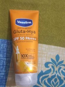 Vaseline SPF 50 Sunscreen