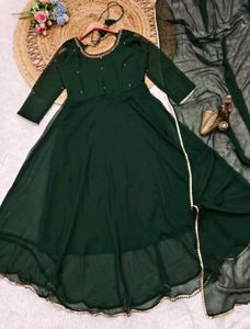 Elegant Green Kurta Set