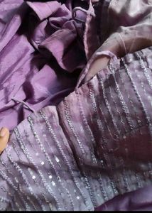 sale Lavender one shoulder blouse