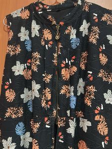 Floral Sleeveless Maxi Dress front ans side slit