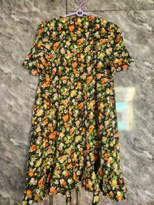 Floral mini Wrap Dress