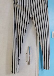 Striped High Waisted Pants