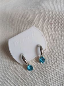 Teal Stone Earrings