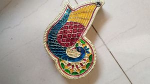 Beautiful Peacock Shaped Gift Box With 3 Compartments