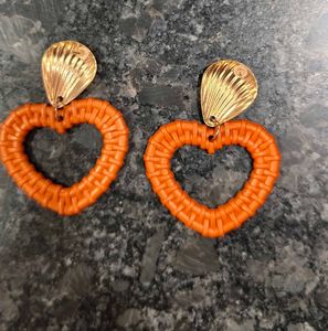 Heart Drop Earrings
