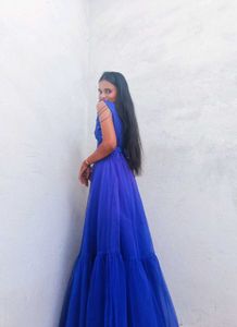 Royal Navy Blue Gown 👑