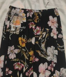 Floral Print Casual Pants