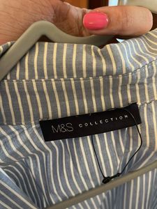 Striped Embroidered Shirt