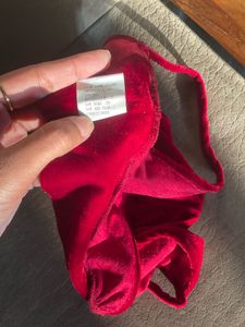 Red Velvet Bralette Top