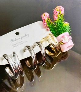 💛CHUNKY HALF LOOP EARRINGS💛