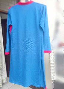 Blue &amp; Pink woolen Kurta