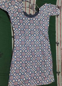 Pure cotton Floral printed Kurta set Totally new