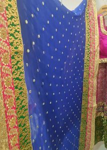 Machine embroidery lehenga choli (women)  stunning