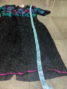 Black Sequence Party Dress