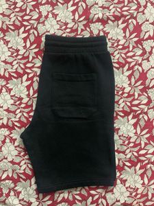 Black Knit Shorts
