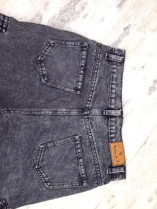 Gray Wash Cargo Pants
