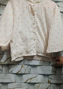 Floral Button-Up Top