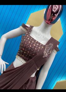 Elegant Pre-Draped Saree