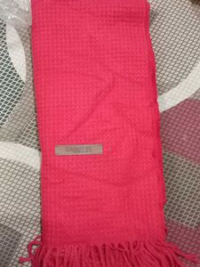 red Cashmere stole
