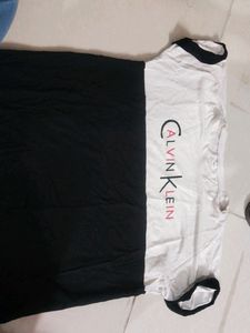 Branded Black And White Top
