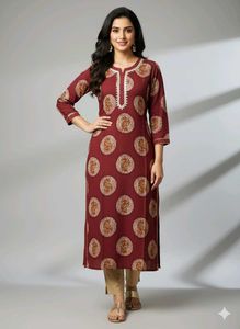 Elegant Printed Kurta