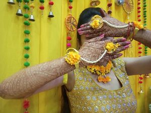 Haldi Jewellery Set For Weeding (5 Piece)