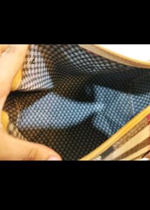 Burberry Plaid Boston Bag