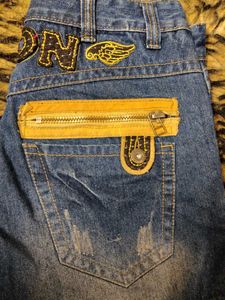 Y2K Union Denim Shorts