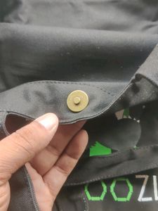 Black Cotton Bag 🛍️