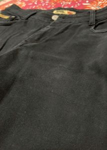 Men&#39;s Black Wide Leg