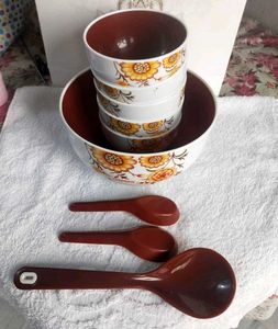 Floral Melamine Dinnerware Set