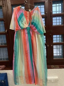 Rainbow Maxi Dress