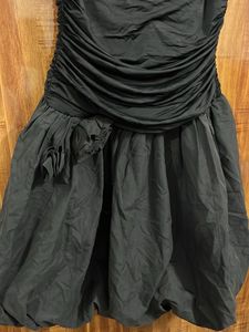 Elegant Black Dress Baloon