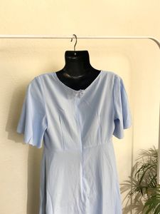 Ligth Blue Casual Dress(Women’s)