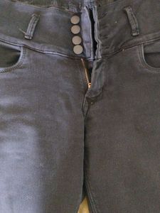 Studded High-Waisted Jeans