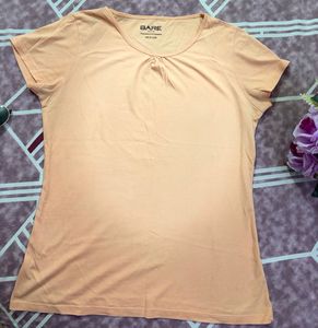 Casual Peach T-Shirt