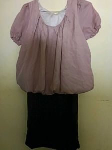 Elegant Mauve Dress